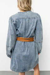 Gabrielle Layered Faux Suede Belt | Brown