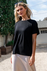 Elliot Relaxed Tee | Black