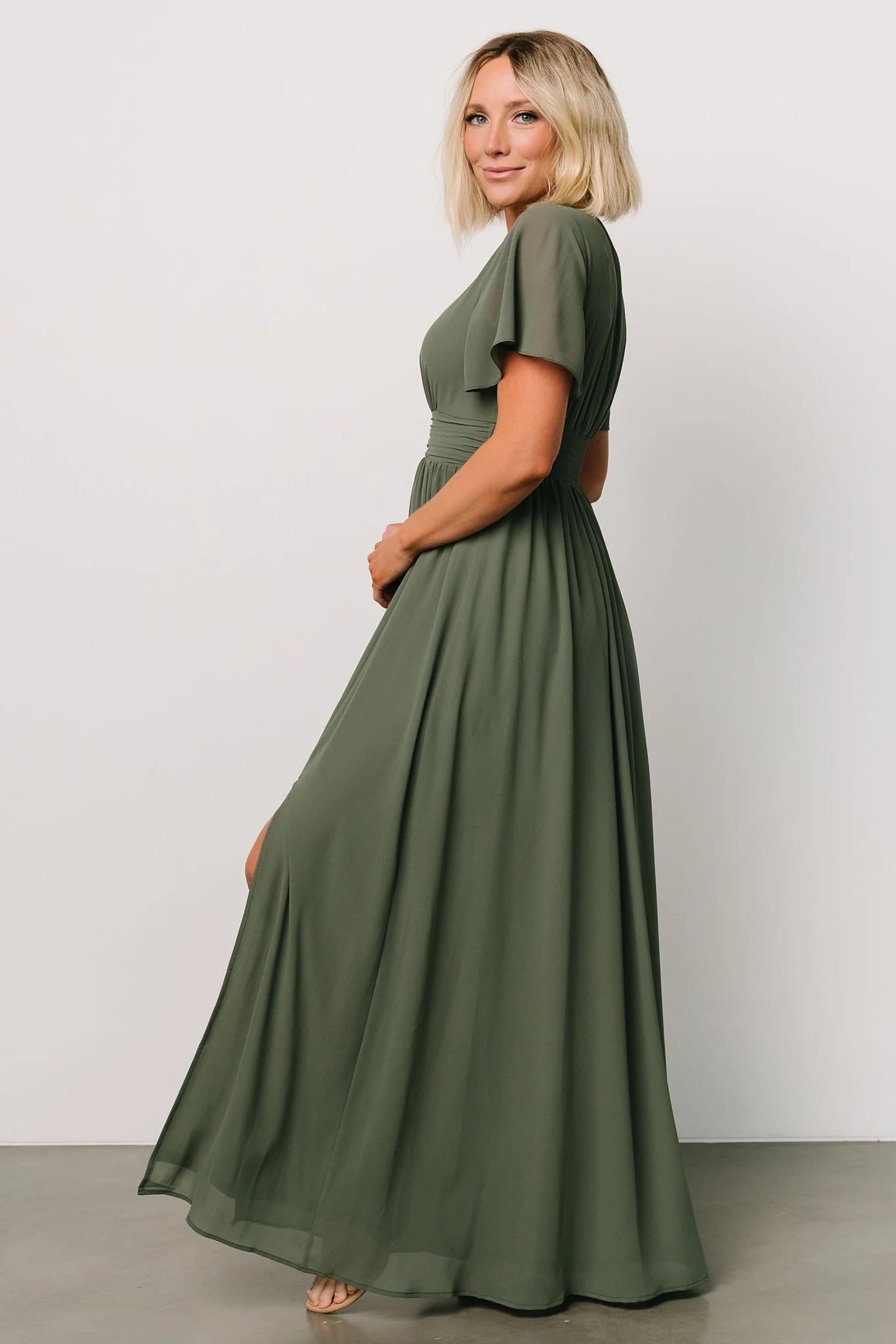 Ramona Maxi Dress | Dark Sage