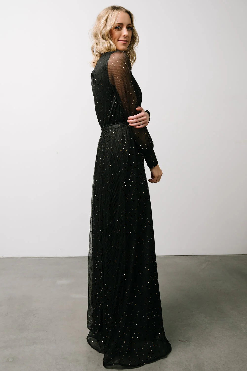 Abigail Sparkle Gown | Black
