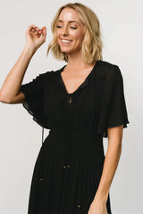 Spell Boho Midi Dress | Black