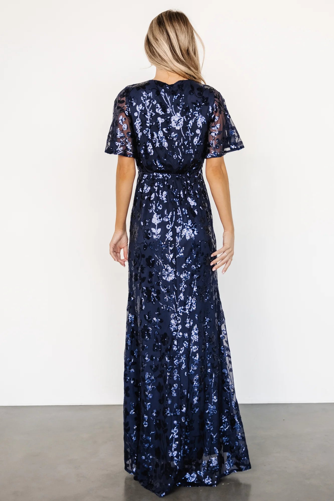 Esme Sequin Dress | Navy