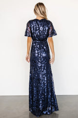 Esme Sequin Dress | Navy