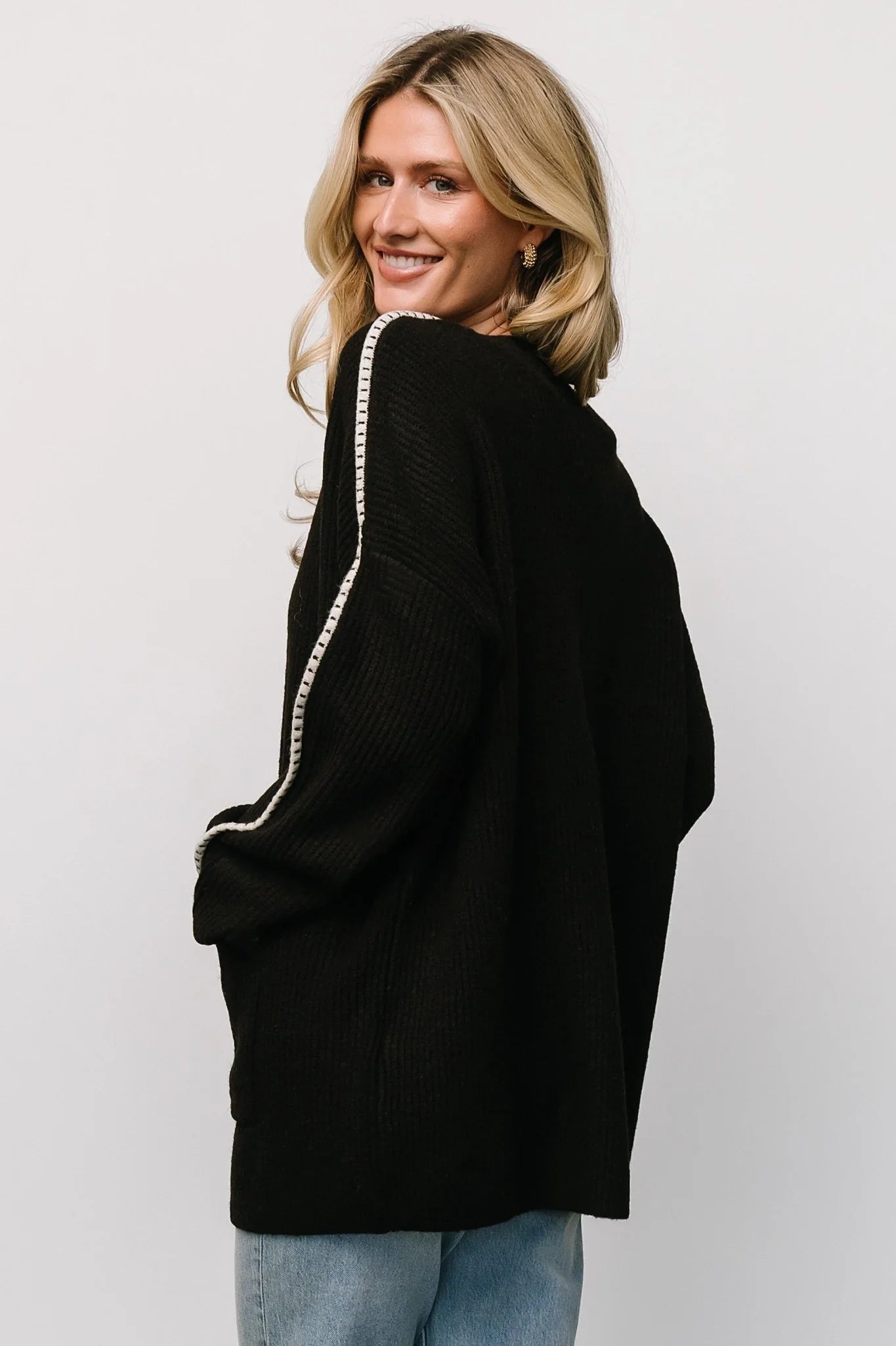 Tally Knit Cardigan | Dark Chocolate