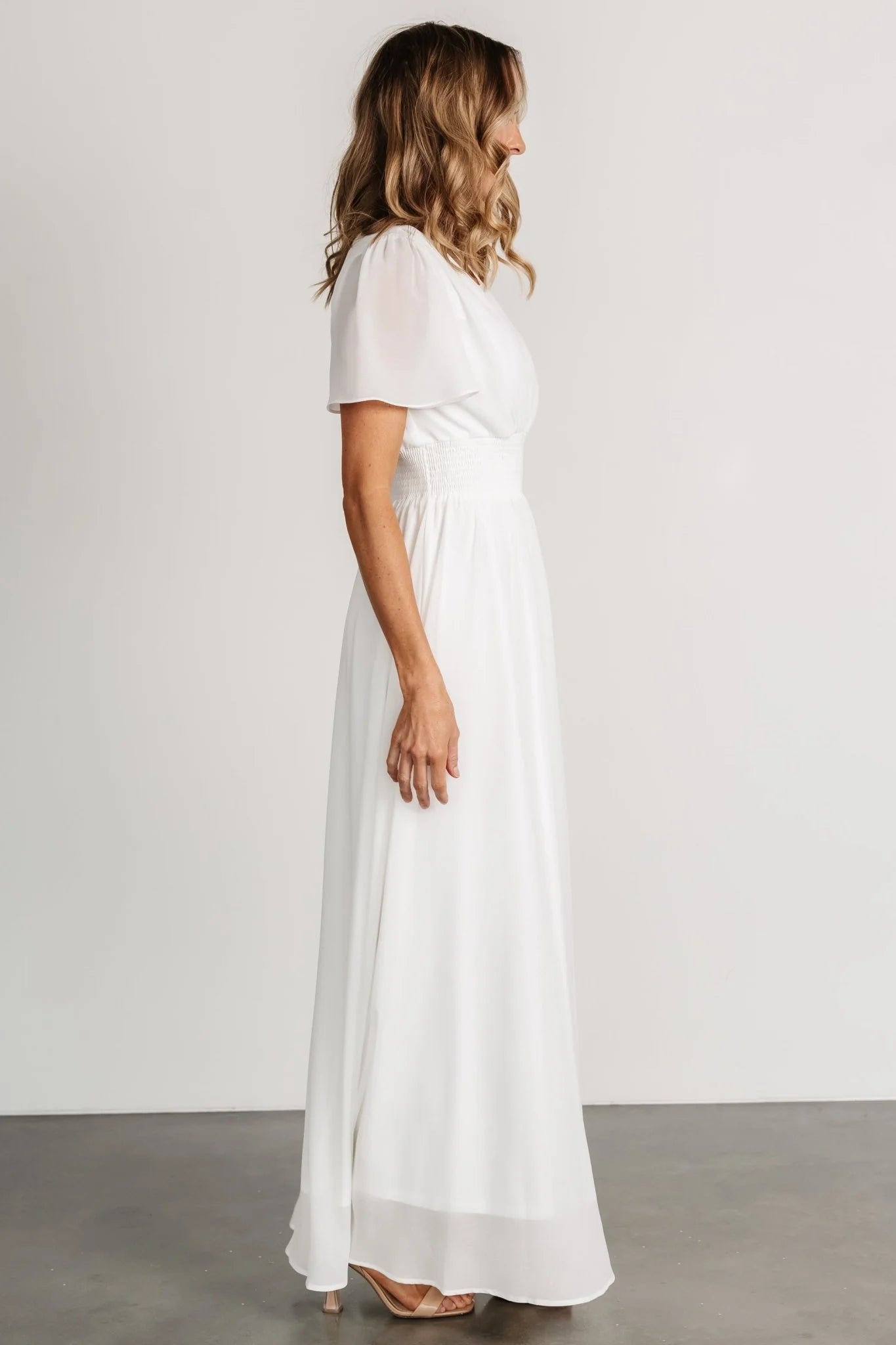 Birdie Maxi Dress | White