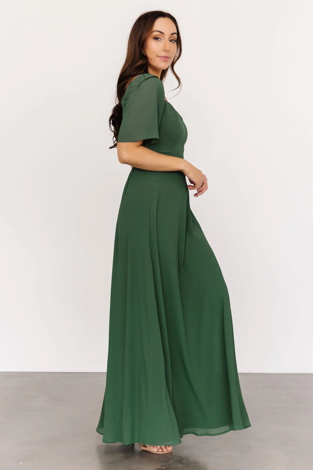 Sierra Sweetheart Maxi Dress | Evergreen
