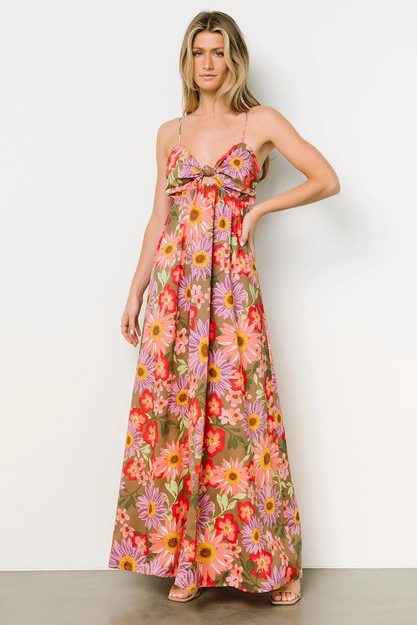 Rosalee Maxi Dress | Flower Multi
