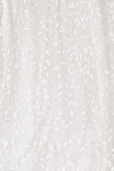 Fabric Swatch - Marseille Embossed | White