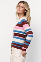 Milwaukee Striped Sweater | Orchid Multi
