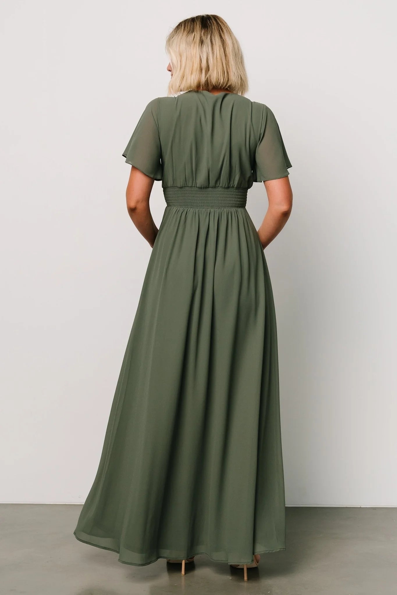 Ramona Maxi Dress | Dark Sage