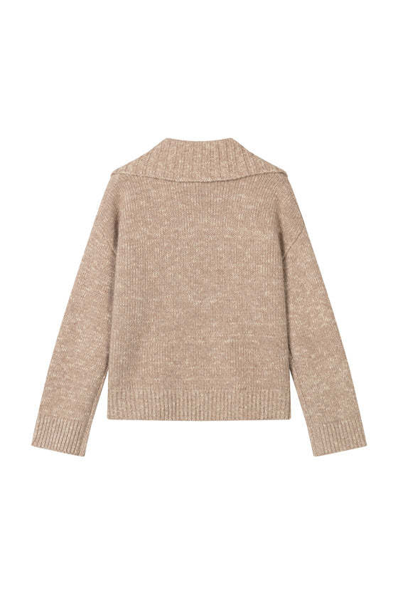 Barry Wool Sweater - Tan