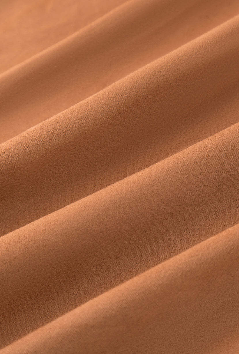 Coleen Suede Shirt - Brown