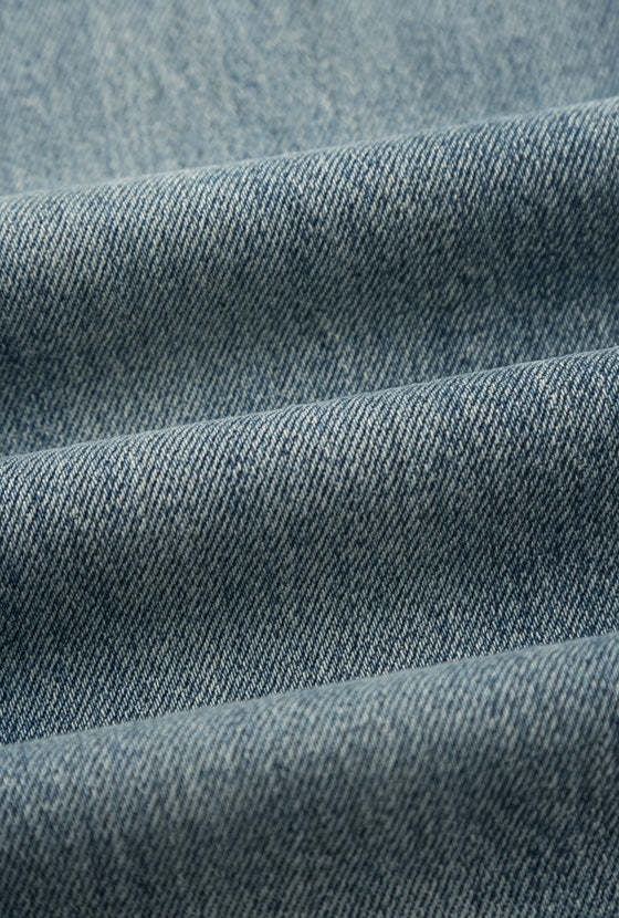 Cayden Mid Rise Straight Leg Jeans - Blue