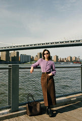 Diane Mohair Cardigan - Plum