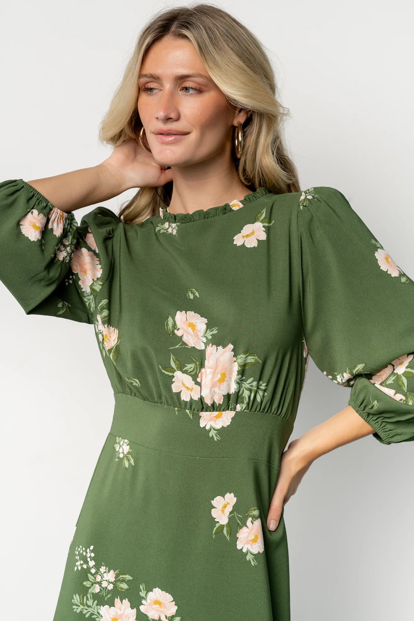 Karalie Maxi Dress | Green Floral