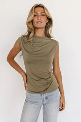 Melody Top | Dusty Olive