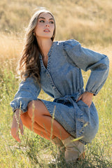 Tora Denim Dress | Light Wash