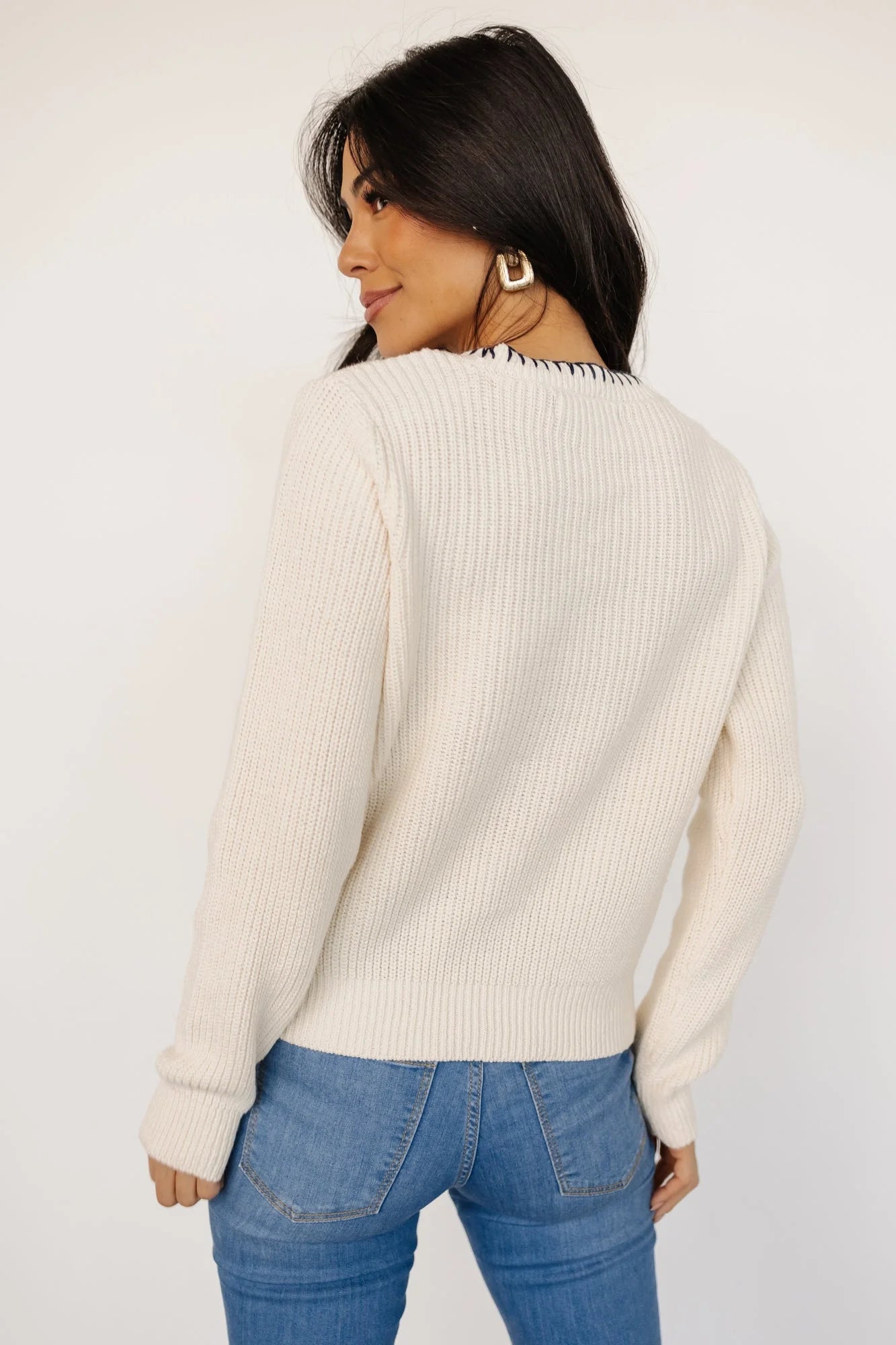 Alyssa Knit Sweater | Cream