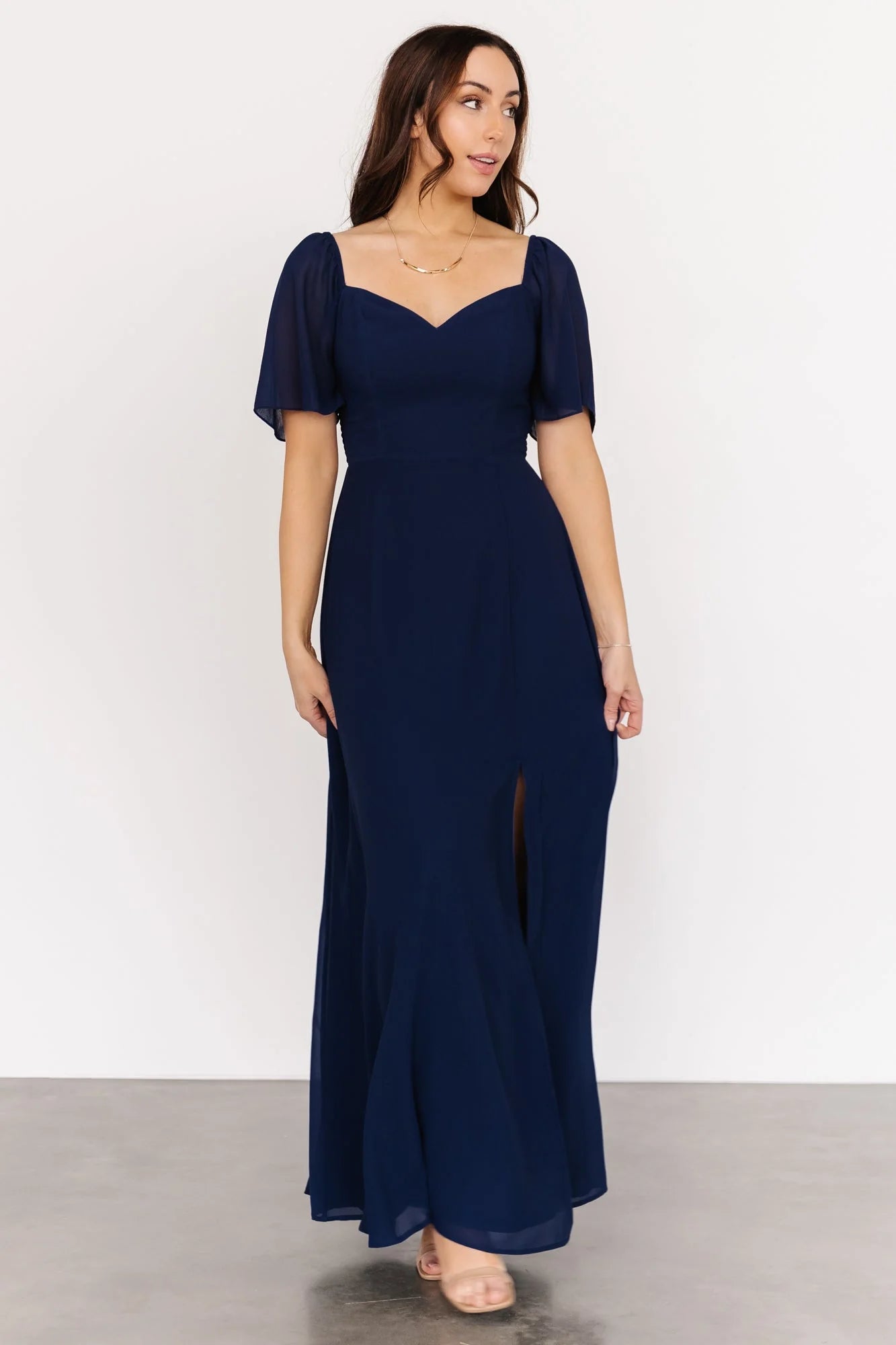 Sierra Sweetheart Maxi Dress | Navy