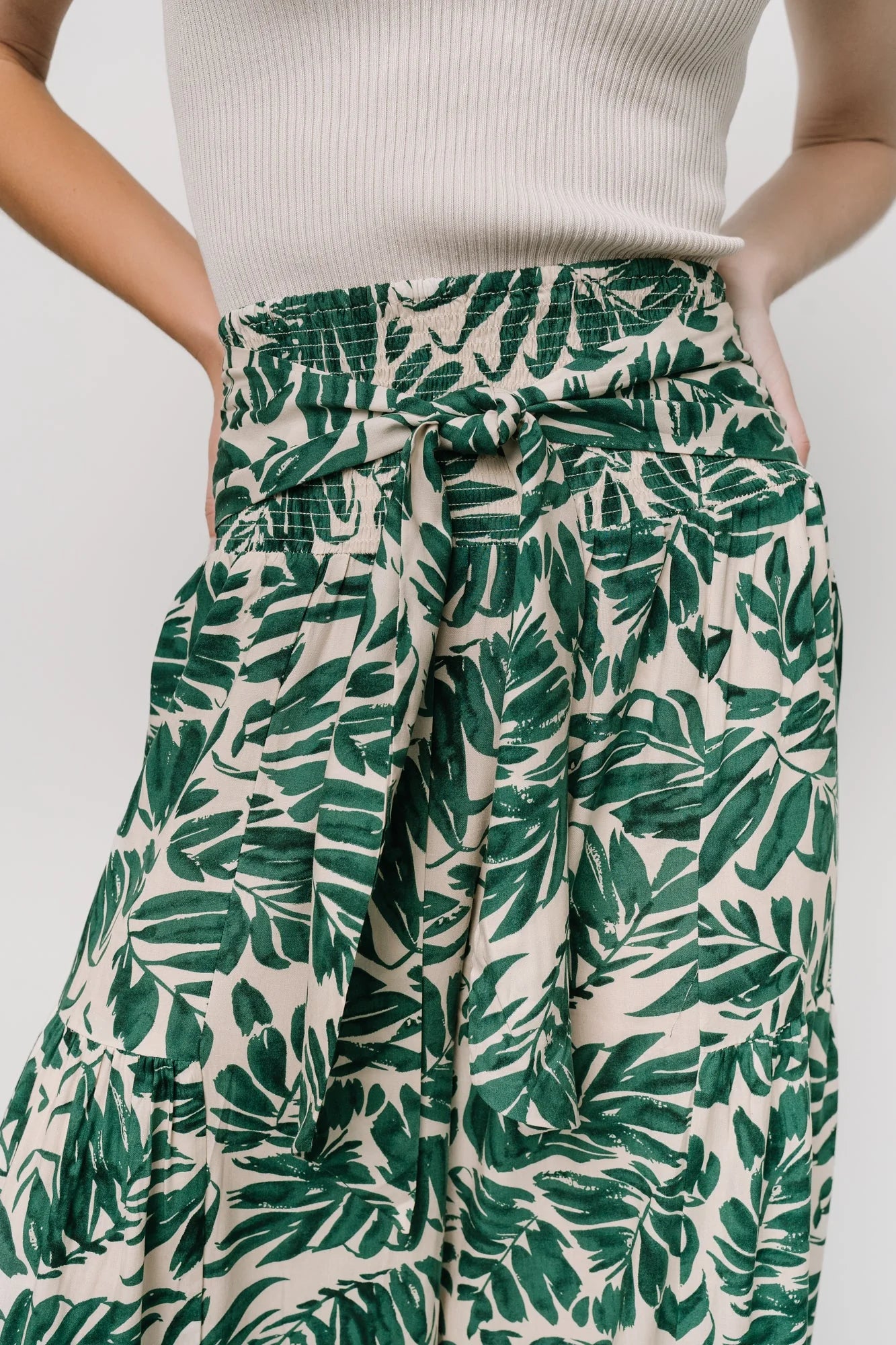 Monterey Pants | Green Print