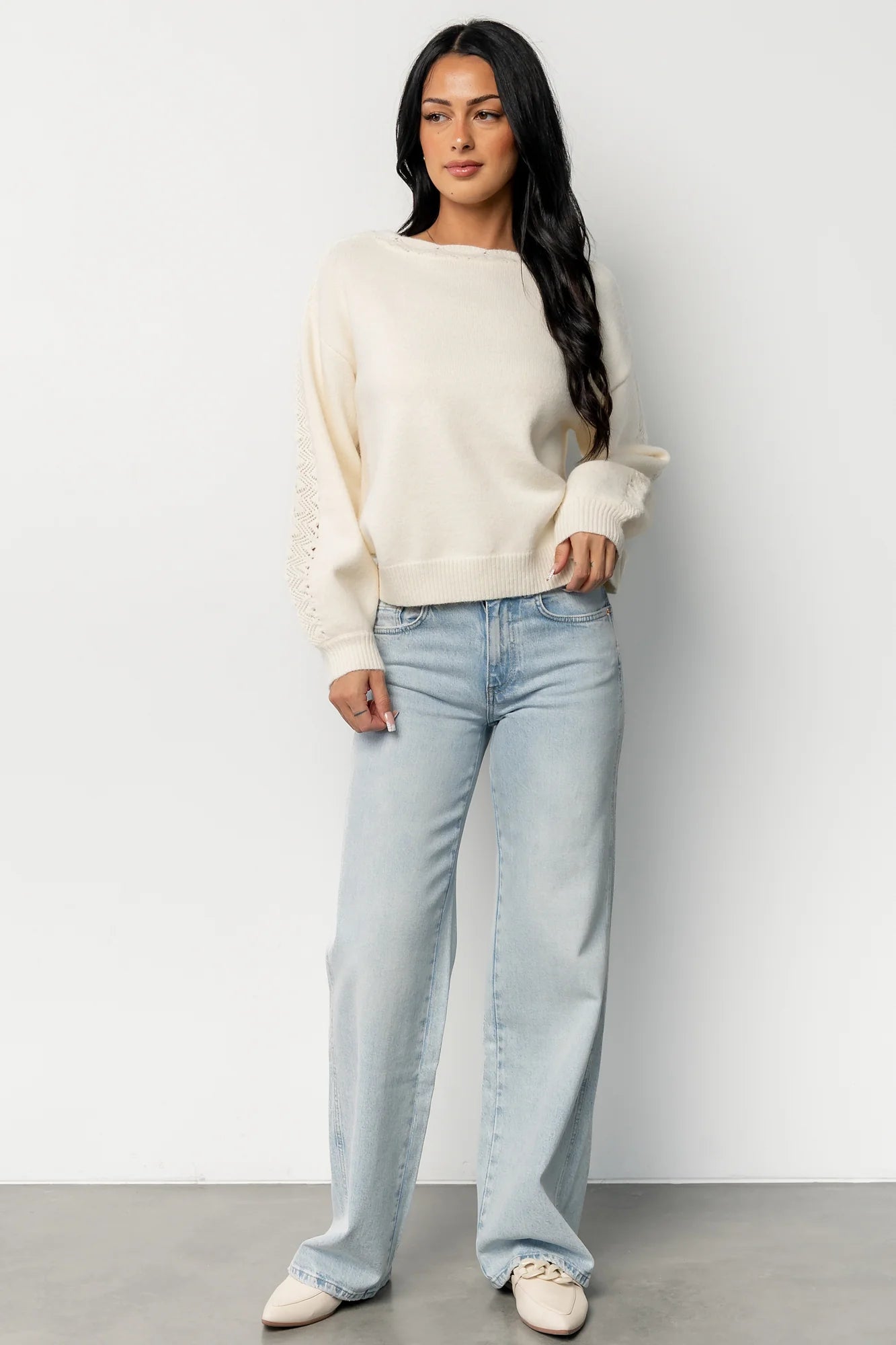 Lilja Knit Sweater | Cream