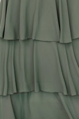Fabric Swatch - Montaigne Chiffon | Dark Sage