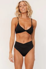 Paros Bikini Bottom | Black