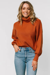 Malcolm Turtleneck Sweater | Spice