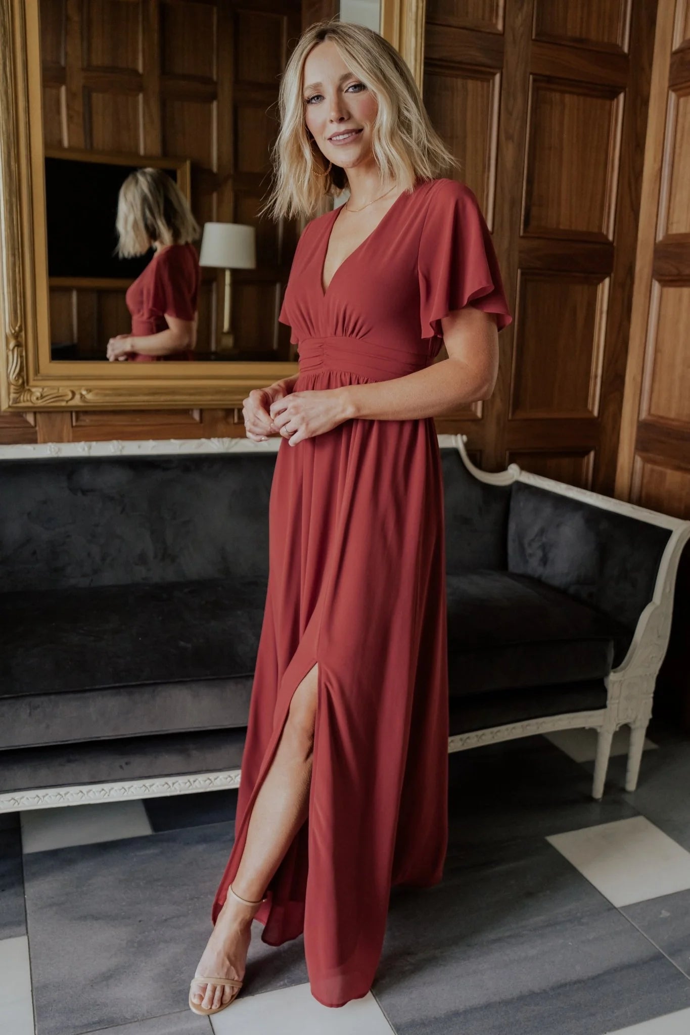 Ramona Maxi Dress | Terracotta