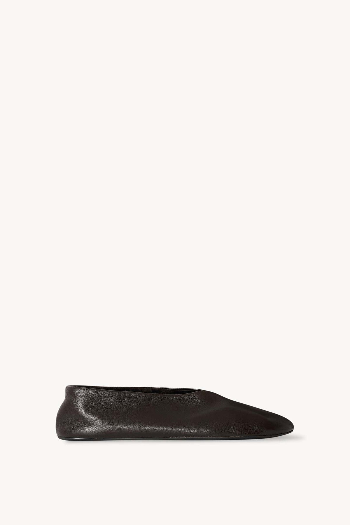 Stella Slipper in Leather and Shearling