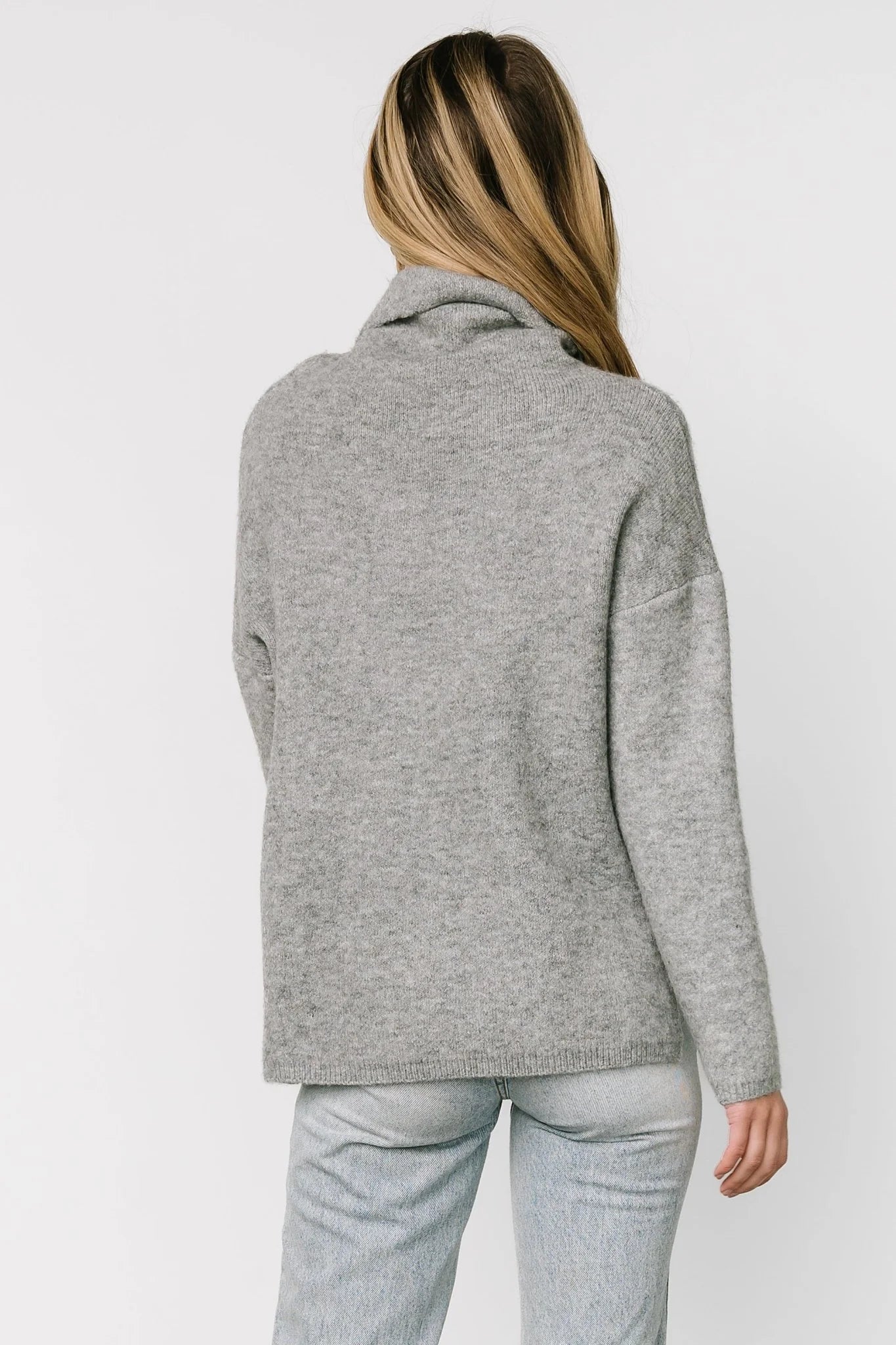 Lyon Turtleneck Sweater | Gray