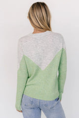 Tanner Sweater | Gray + Green