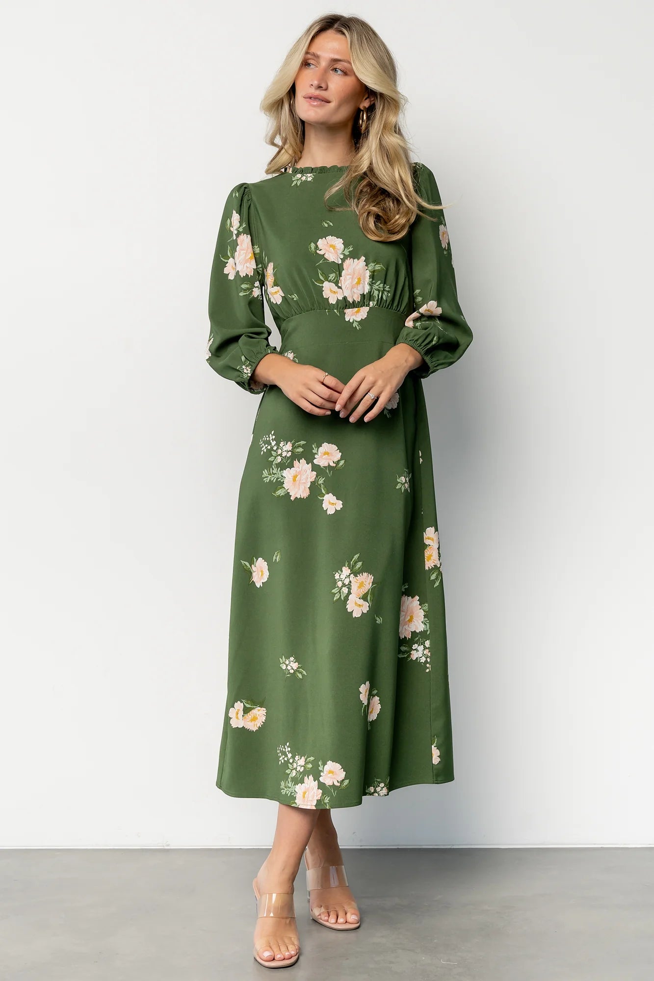 Karalie Maxi Dress | Green Floral
