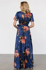 Colina Maxi Dress | Navy Floral