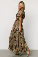 Birdie Maxi Dress | Olive Floral