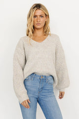 Brynna Bubble Sleeve Sweater | Multi