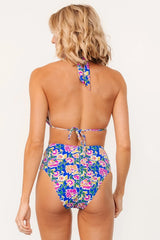 Kas Bikini Top | Blue + Multi Floral