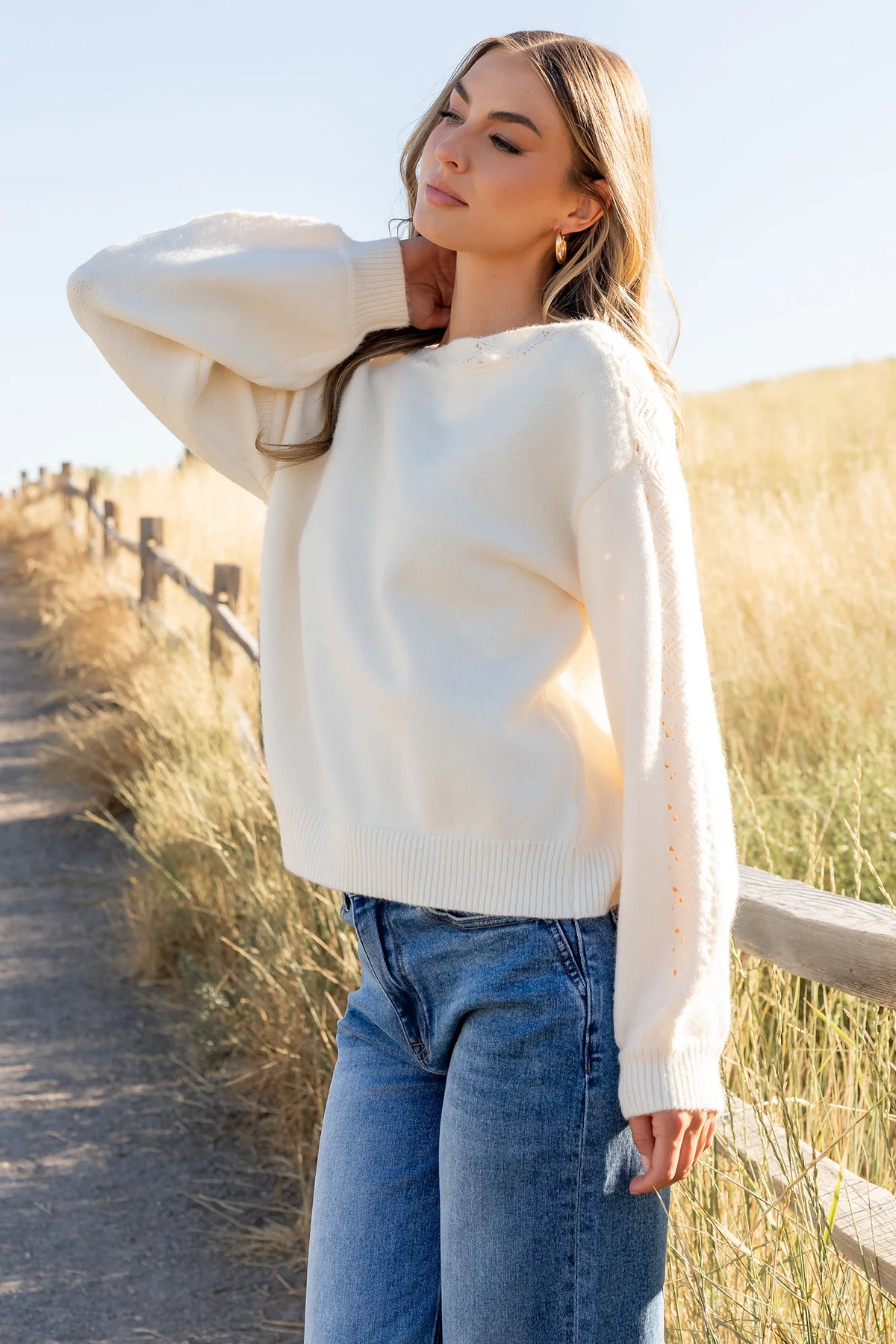 Lilja Knit Sweater | Cream