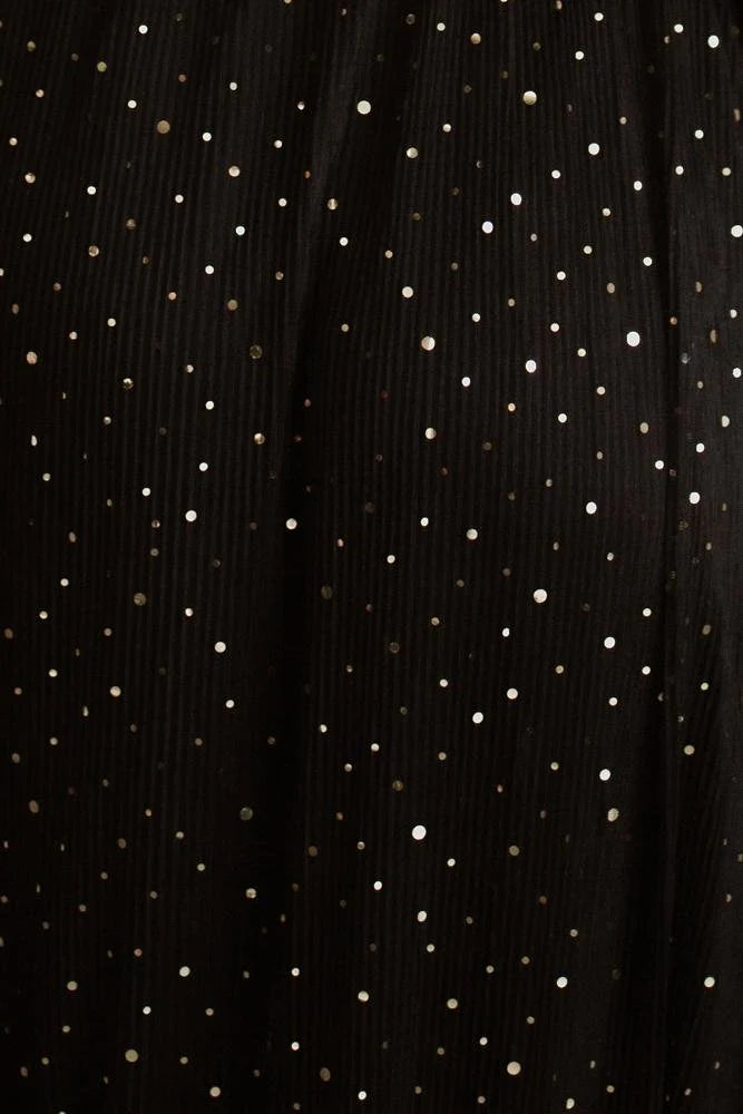 Fabric Swatch - Grace Sparkle | Black
