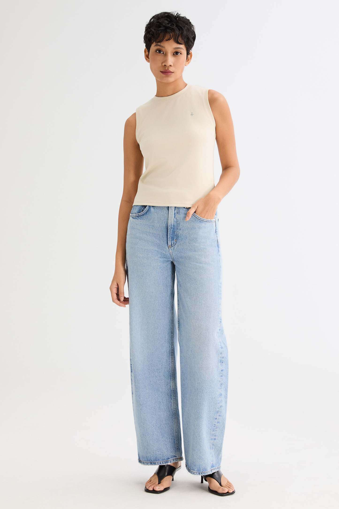 High Neck Tank Tops Sleeveless Workout