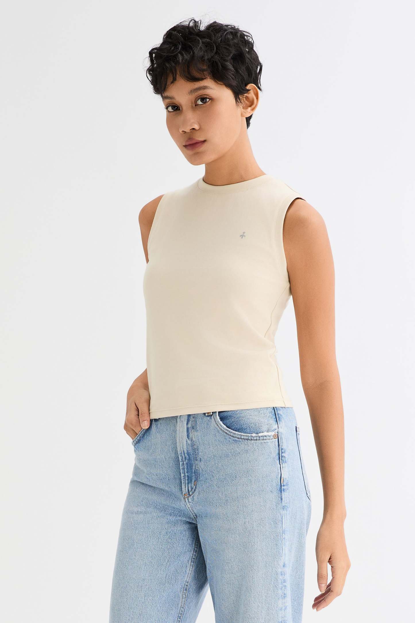 High Neck Tank Tops Sleeveless Workout