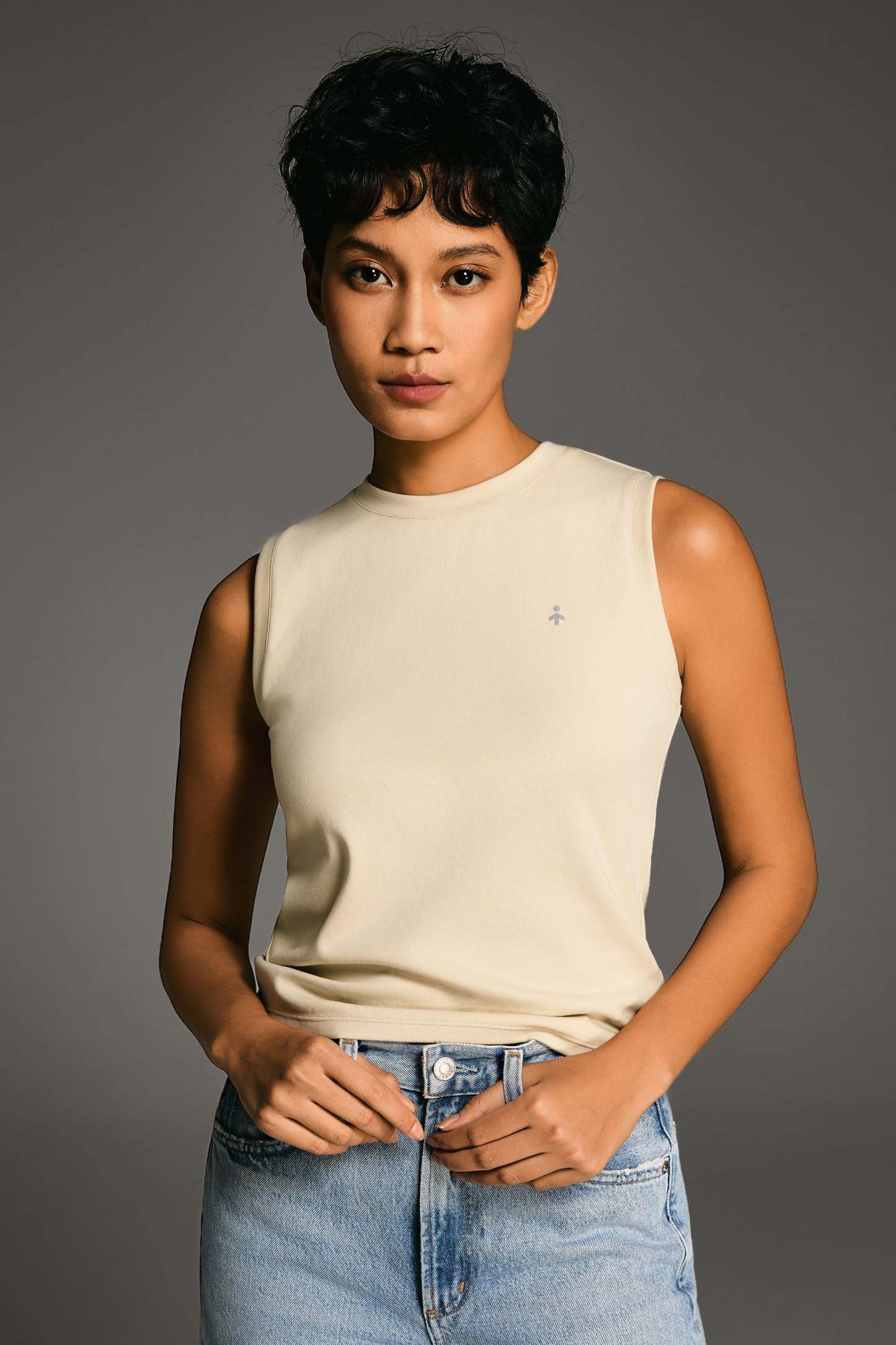 High Neck Tank Tops Sleeveless Workout