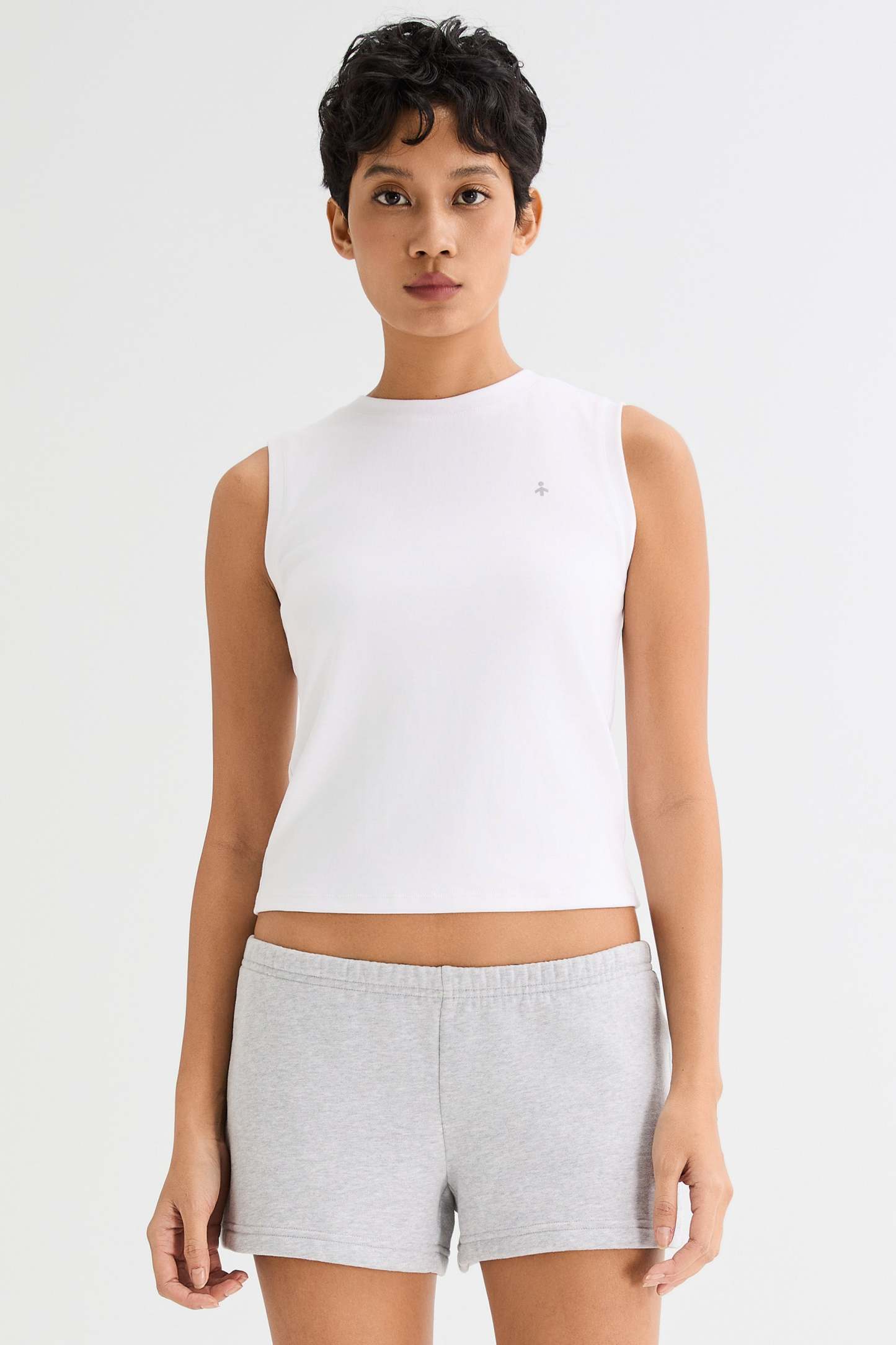 High Neck Tank Tops Sleeveless Workout