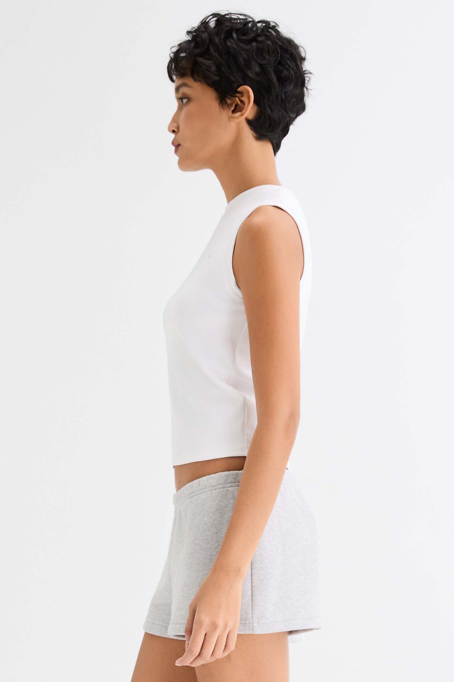 High Neck Tank Tops Sleeveless Workout