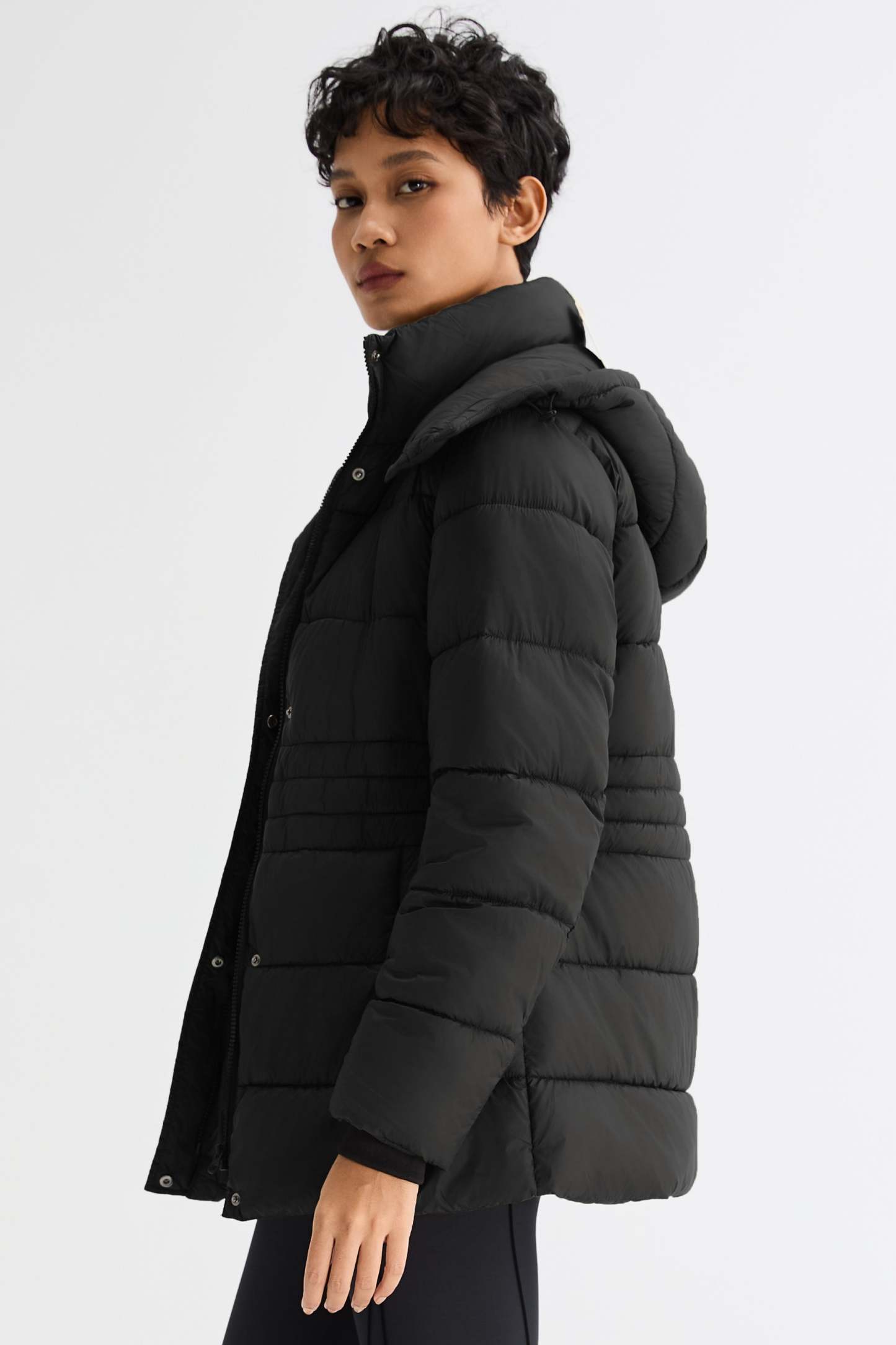 Hooded Quilted Everyday Lyrella Puffer Jacket