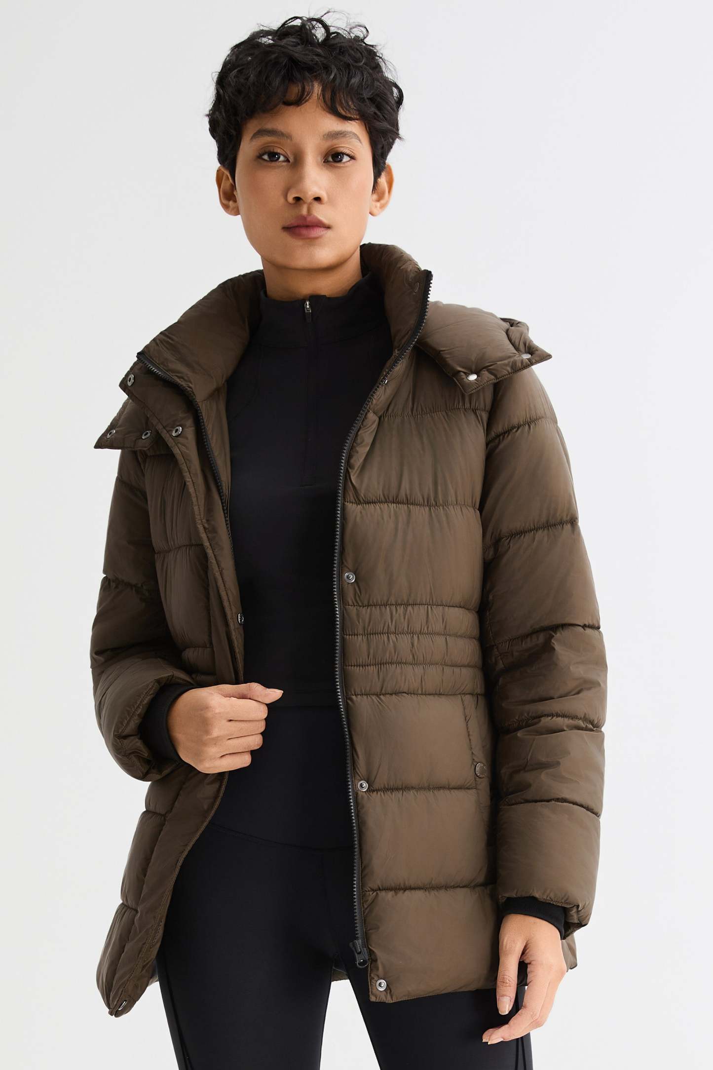 Hooded Quilted Everyday Lyrella Puffer Jacket