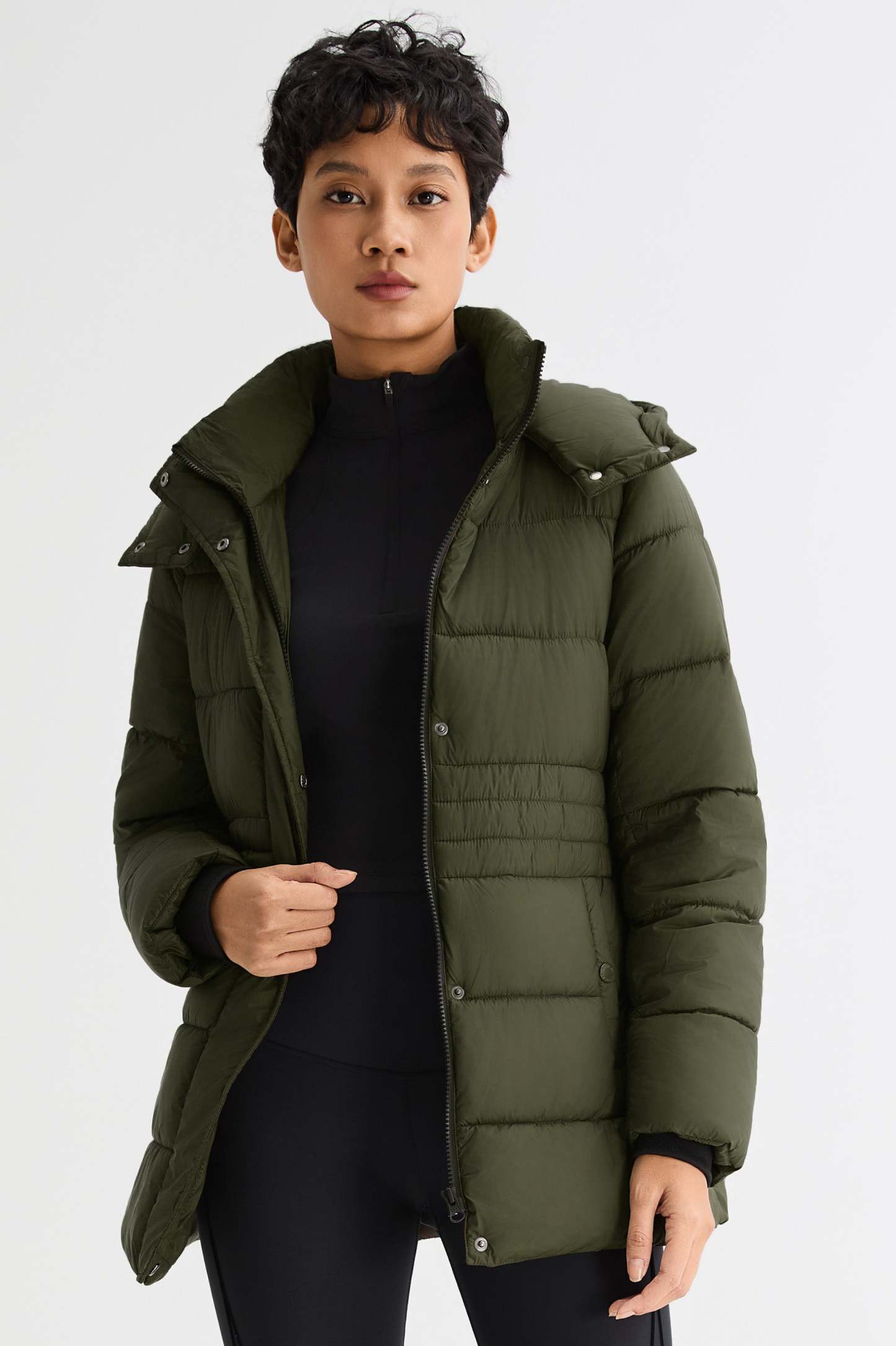 Hooded Quilted Everyday Lyrella Puffer Jacket