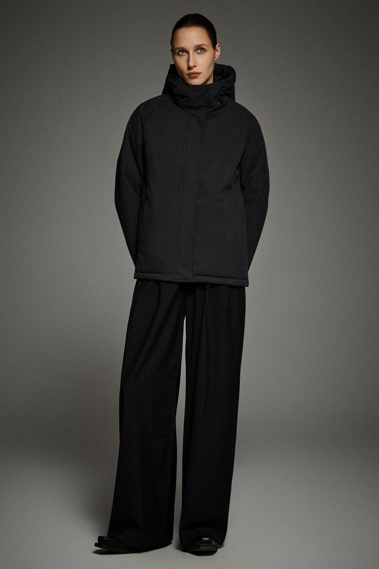 Lightweight Cropped Everyday Parka Jacket