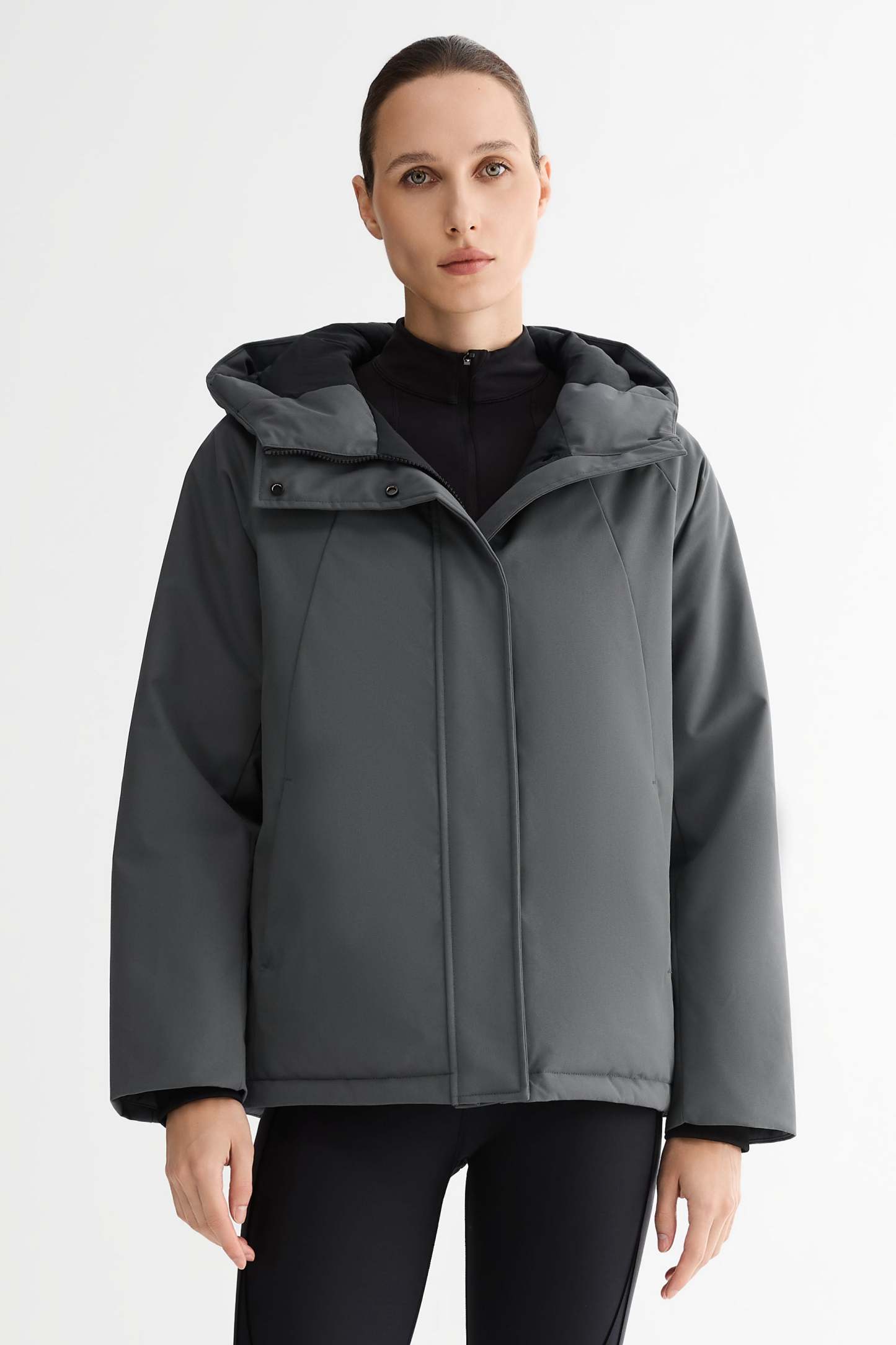 Lightweight Cropped Everyday Parka Jacket