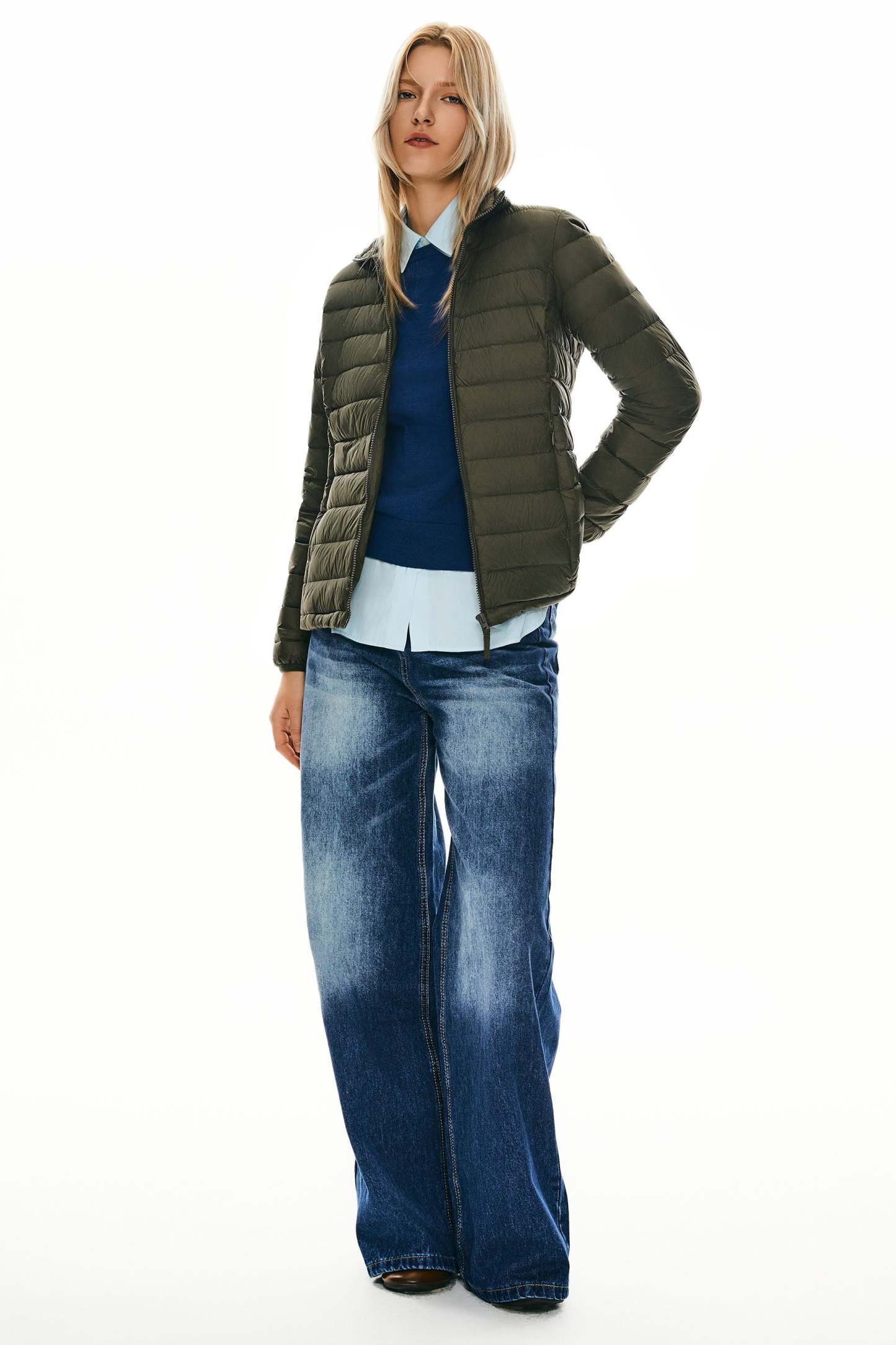 Lightweight Quilted Packable Down Jacket